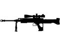 Gepard GepÃÂ¡rd anti materiel rifle, GM6 Lynx Caliber 50 BMG Cal 12 Ãâ 99 NATO Bulpup Semi Auto ARMY Special forces Sniper Rifle